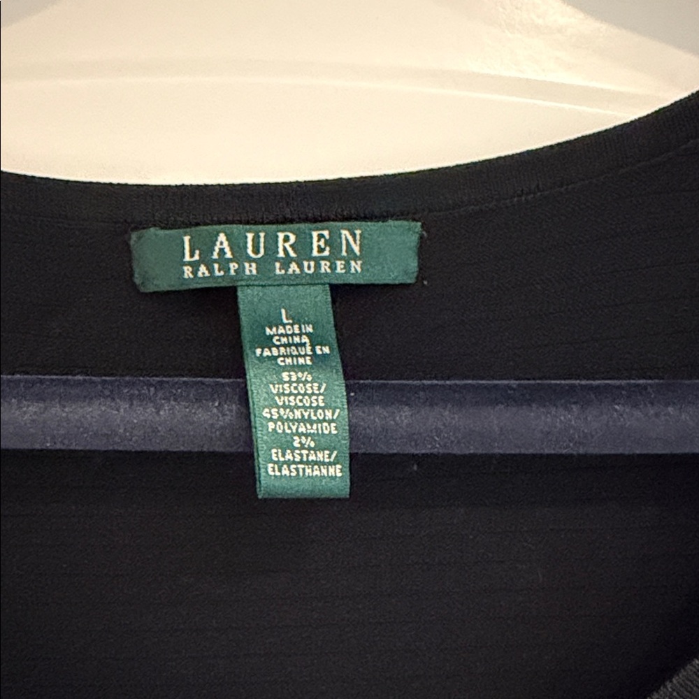 ⭐️Host Pick⭐️ Lauren Ralph Lauren Black Large Dress - Picture 2 of 3